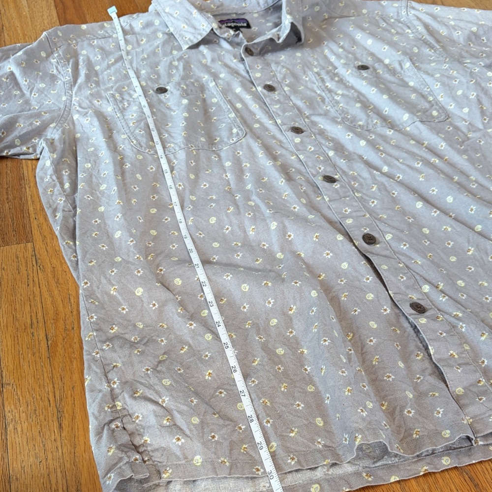 Patagonia Light Gray Patterned Casual Shirt - Picture 5 of 5